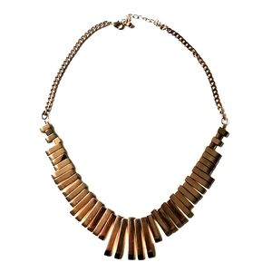 Gold tone necklace